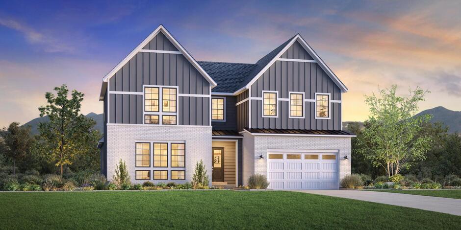 Shafer floorplan in Toll Brothers at Wildflower community