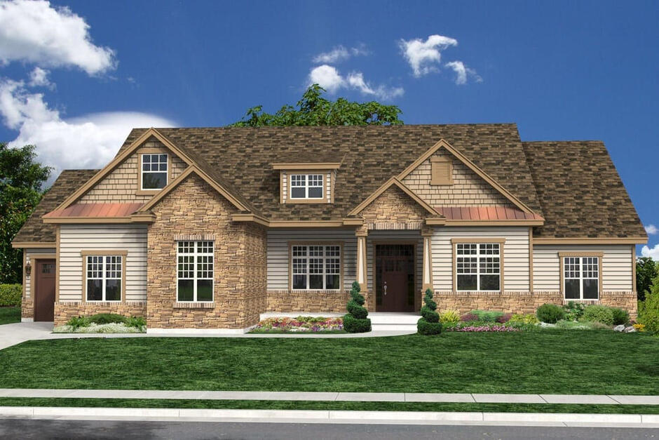 KINGSTON CRAFTSMAN floorplan in Springfield Estates community