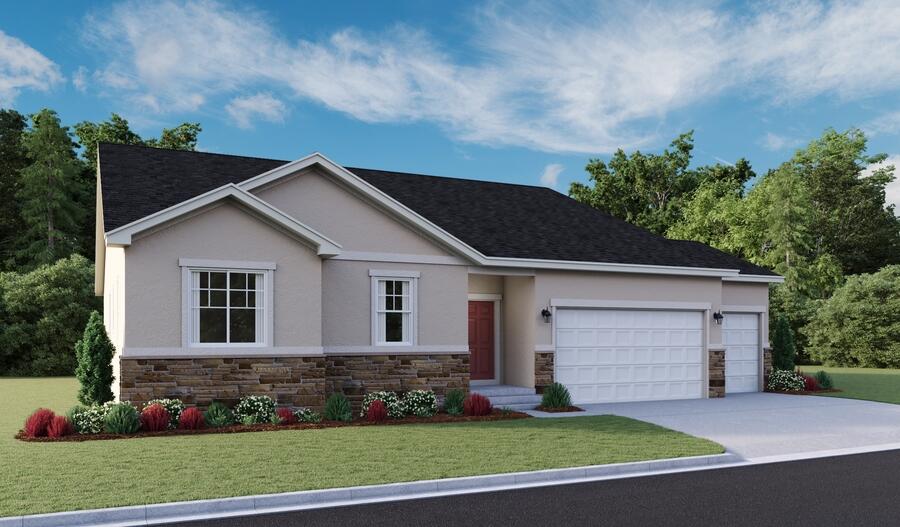 Delaney floorplan in Wells Crossing community