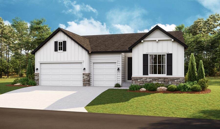 Powell floorplan in Teton Ranch community