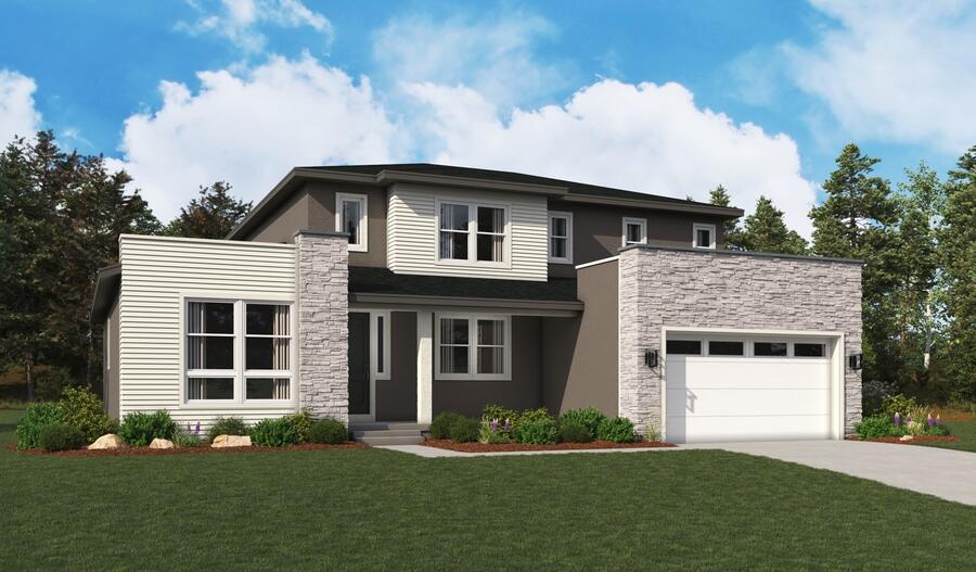 Jessica floorplan in Canton Ridge community