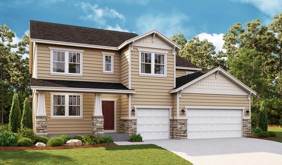 Dillon floorplan in Canton Ridge community