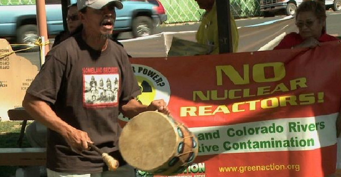 Environmental groups, tribes protest nuclear power plant along Green River