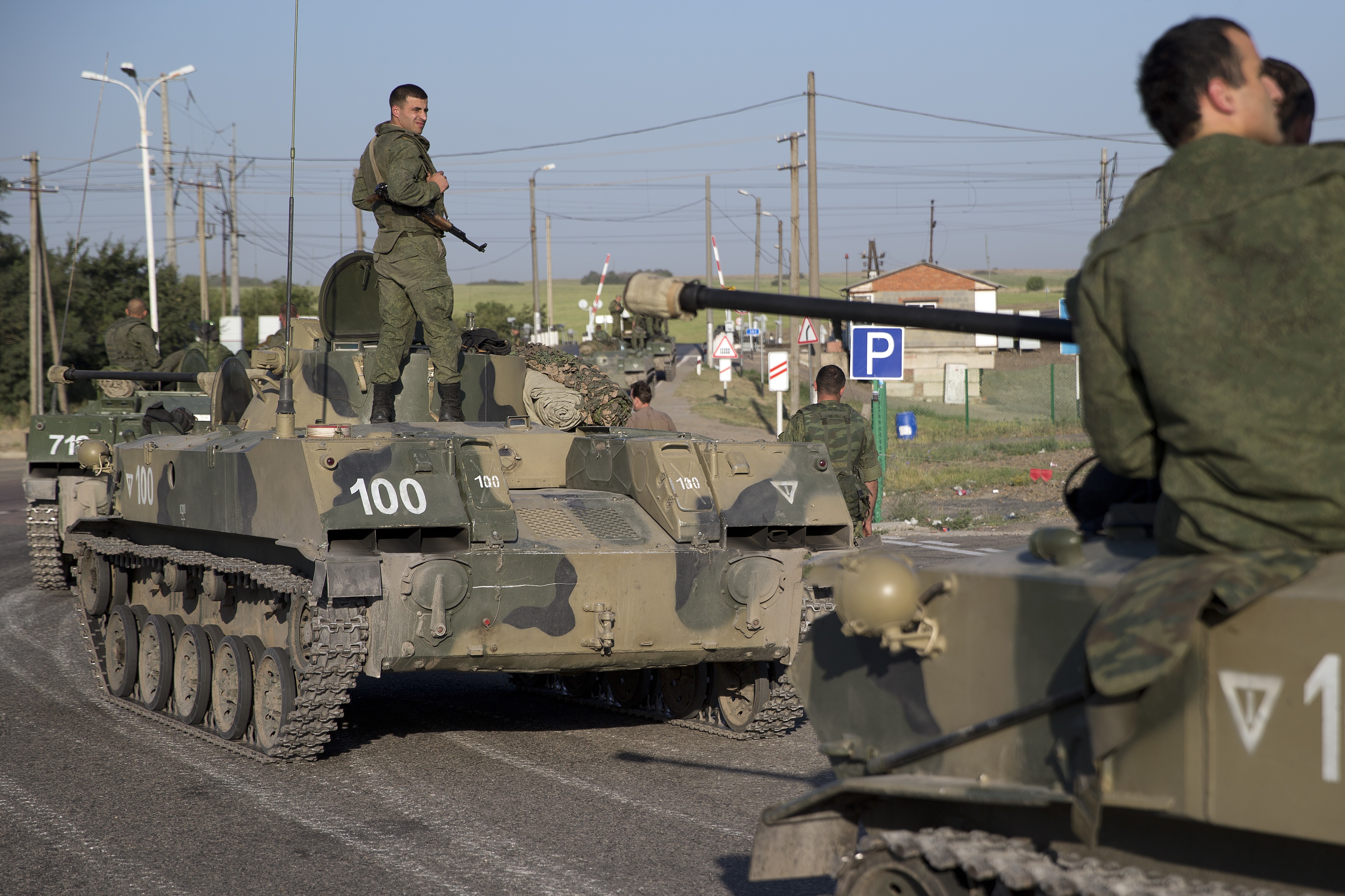 Russia denies its vehicles destroyed in Ukraine