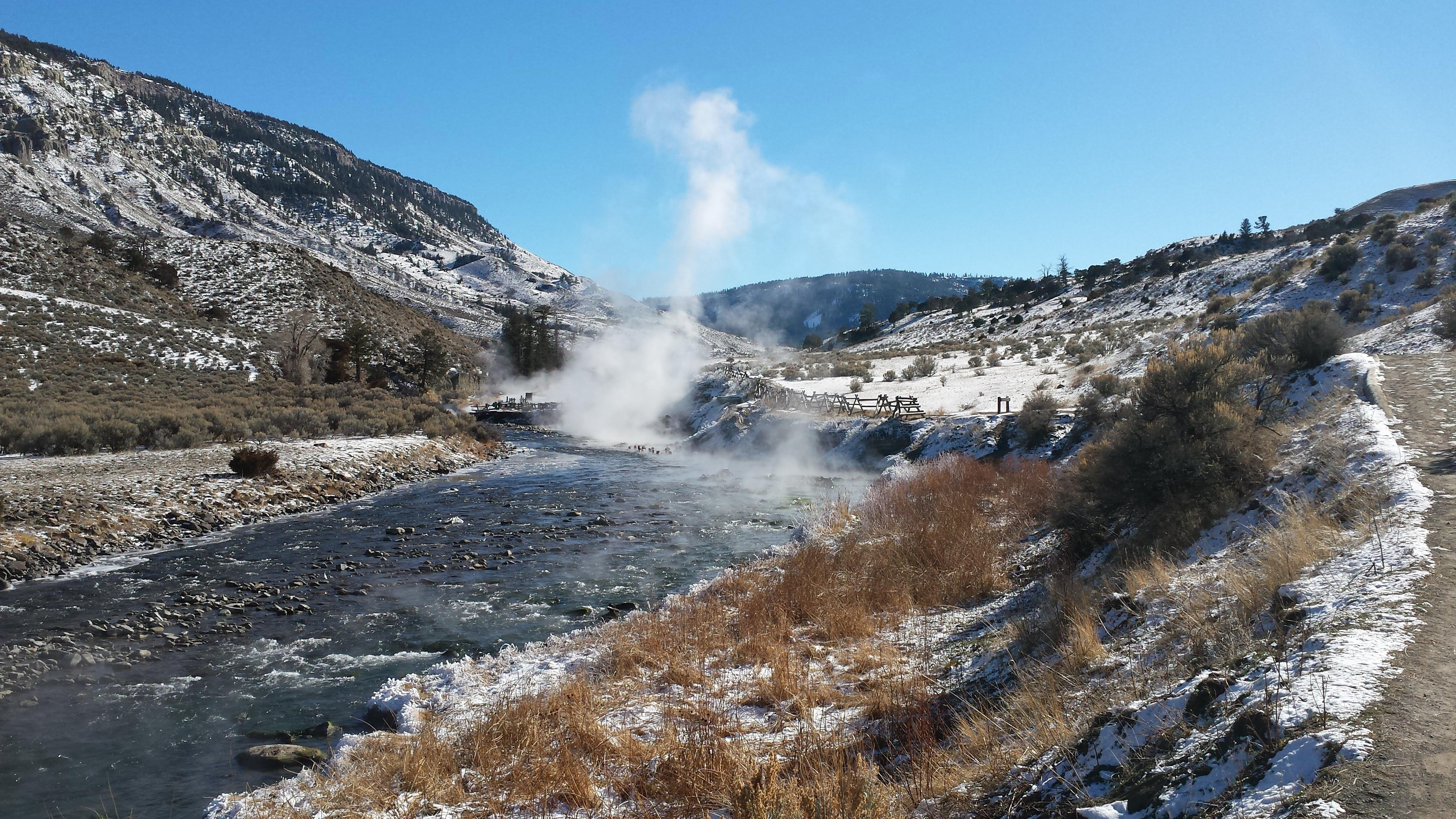 the boiling river gardiner montana yellowstone