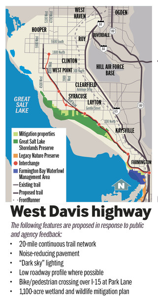Highway officials identify proposed West Davis Corridor route  KSL.com