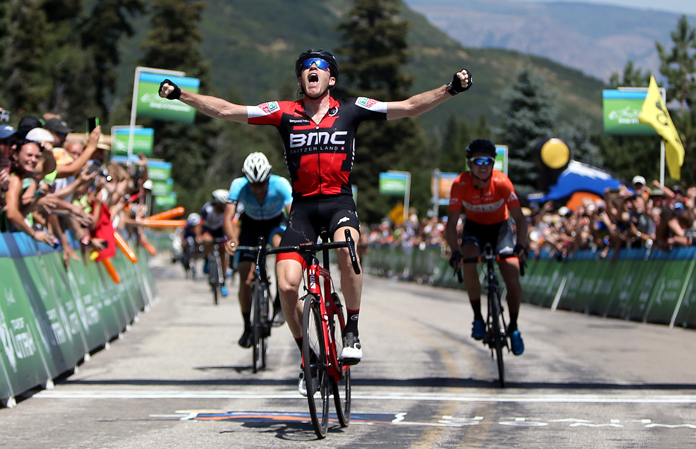 BMC rider uses late push for Stage 2 victory in Tour of Utah