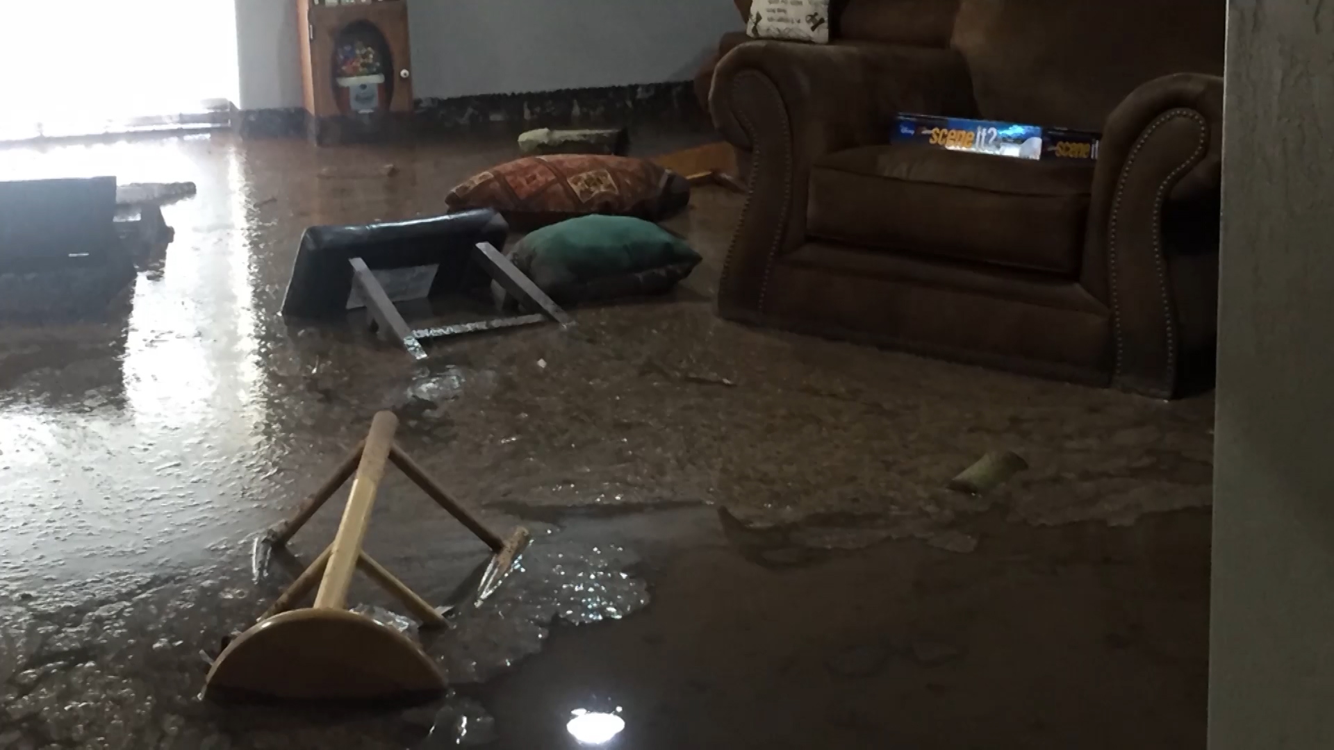 Flooding wipes out lane in Parowan Canyon, floods some homes
