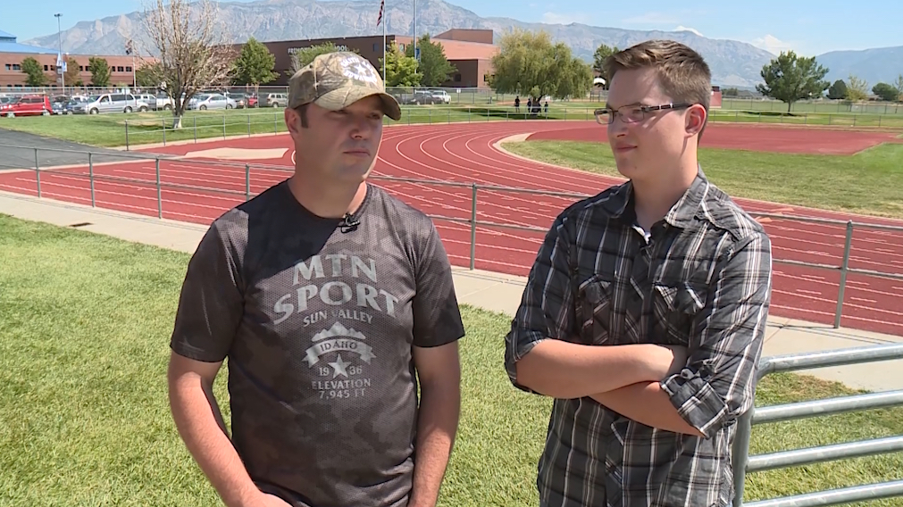 Plain City teen performs CPR after his father collapses on a high school track