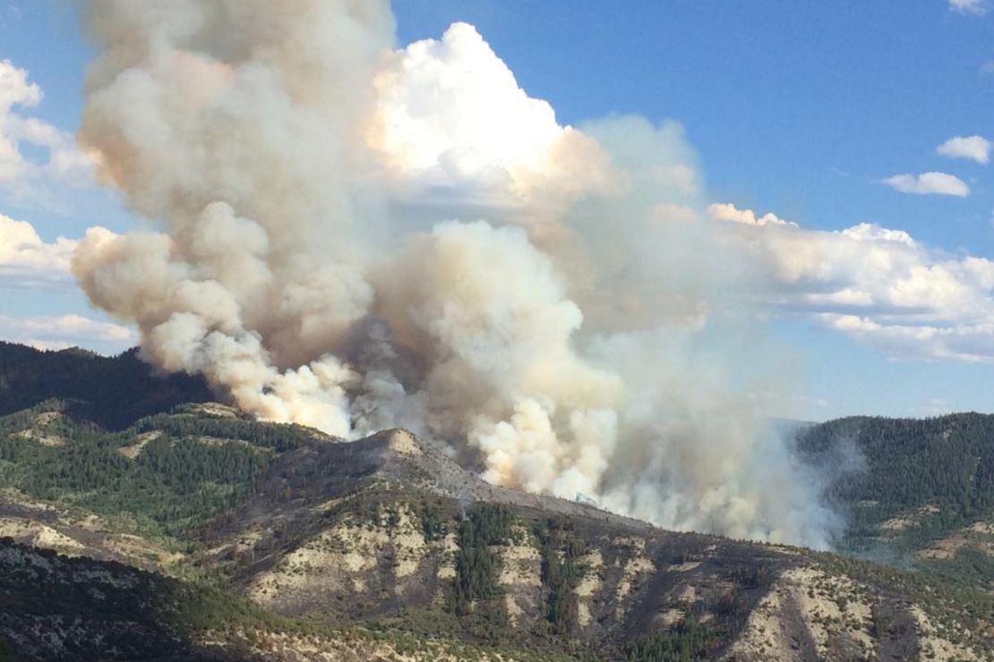 U.S. Forest Service working to contain fire in Spanish Fork Canyon