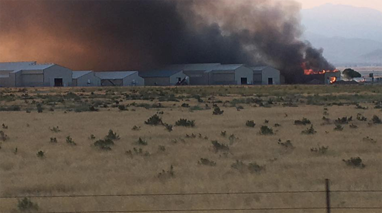 2nd chicken coop catches fire in Tooele County egg farm fire