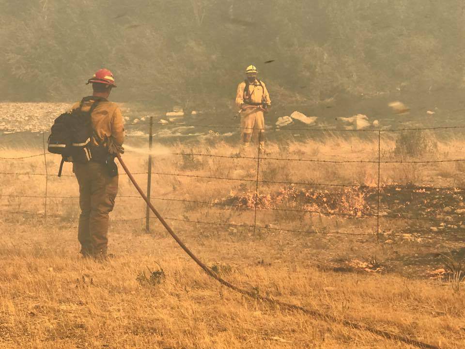 Uintah Fire caused by downed power line, authorities say