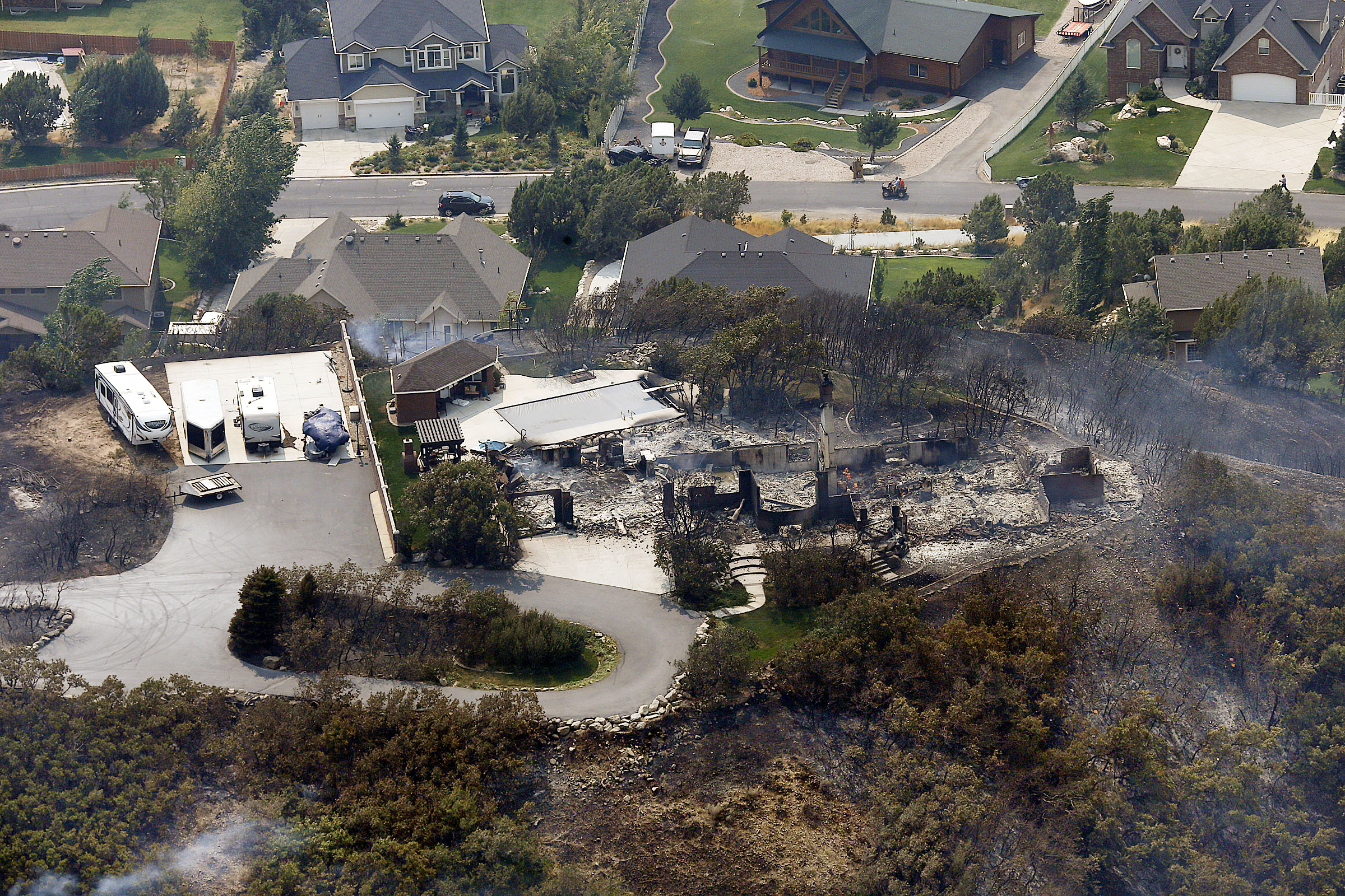 Uintah Fire now at 70 percent containment; roughly 100 homes still evacuated