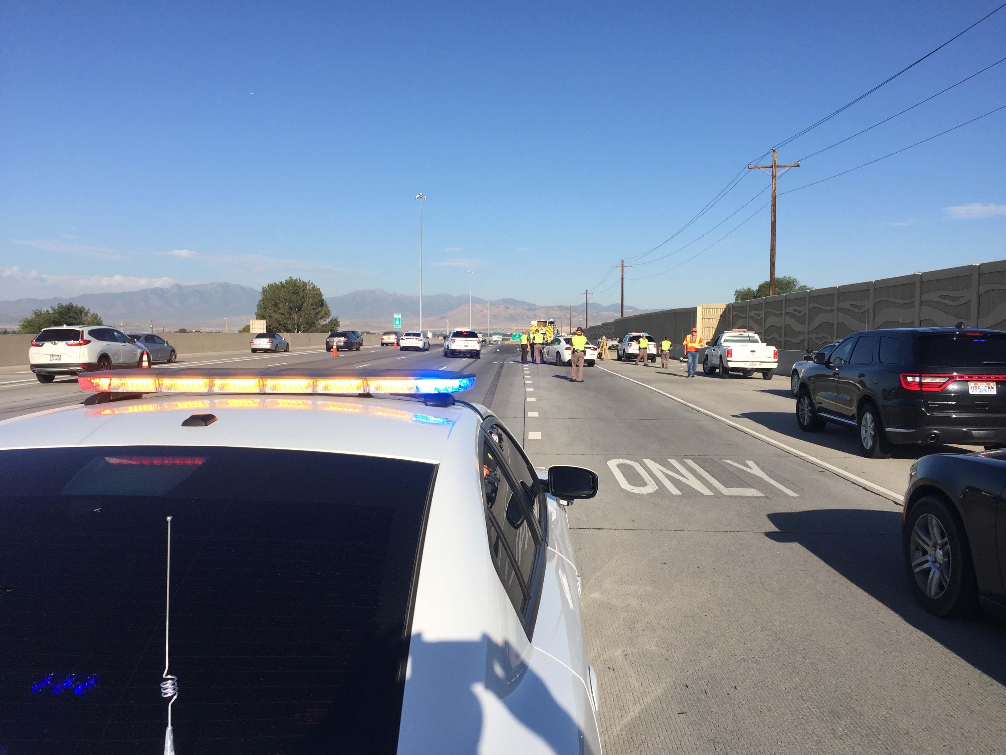 1 dead in American Fork I-15 northbound crash; 4 lanes closed