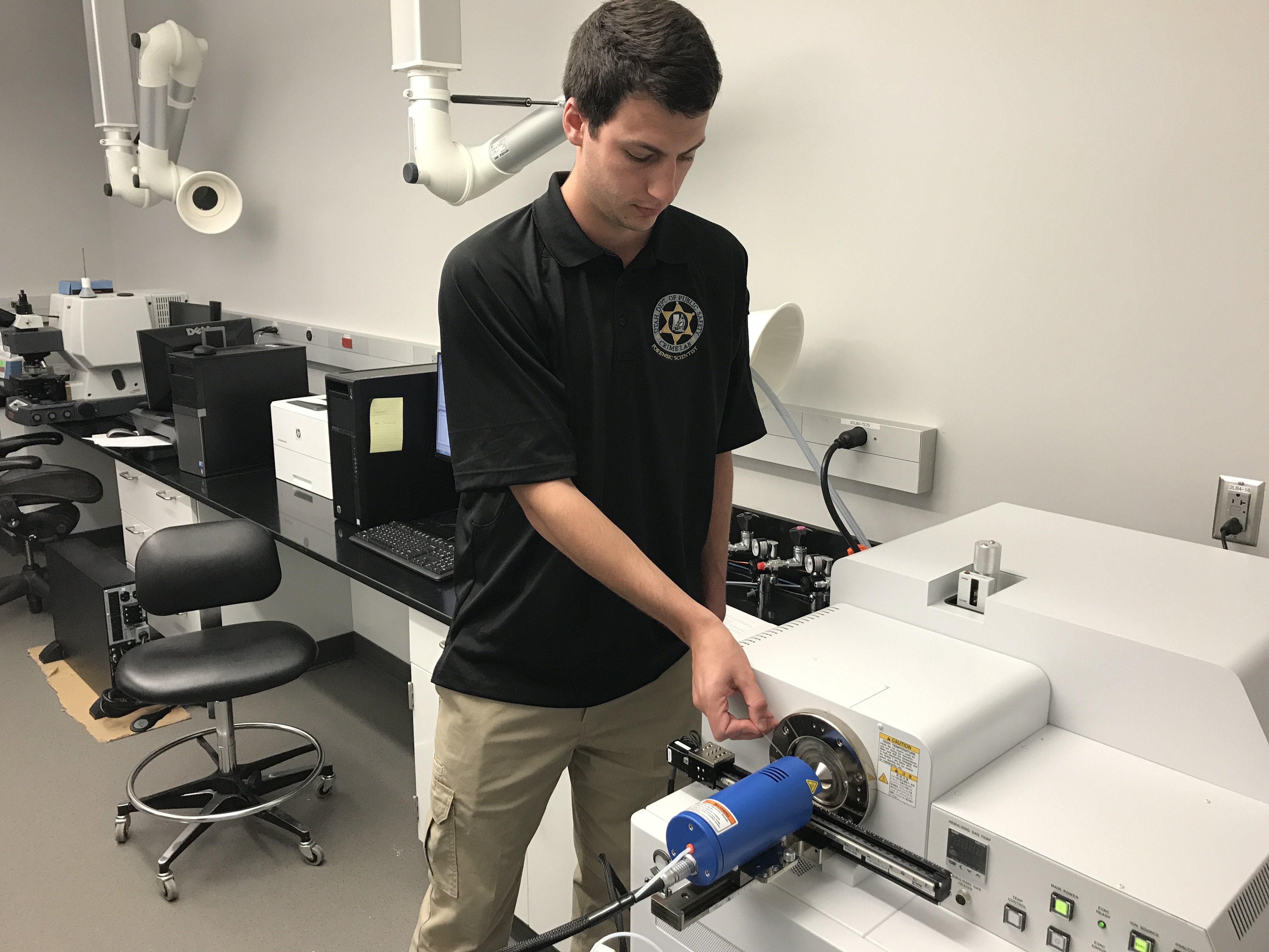 Leftover $200K helps buy machine​ that can quickly process chemical evidence