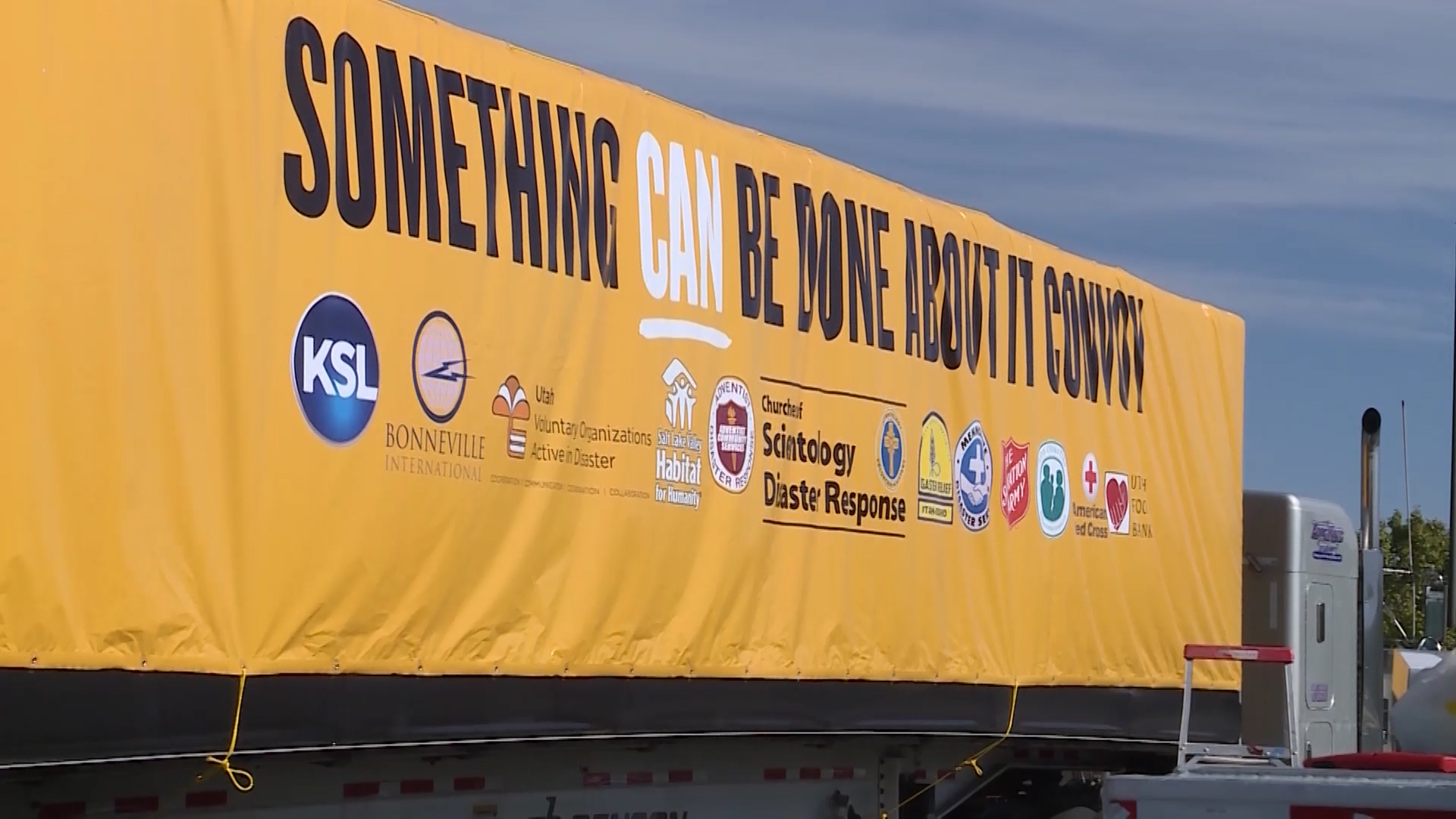 Hope for Houston: 7 semitrucks loaded with relief supplies on the road to Texas