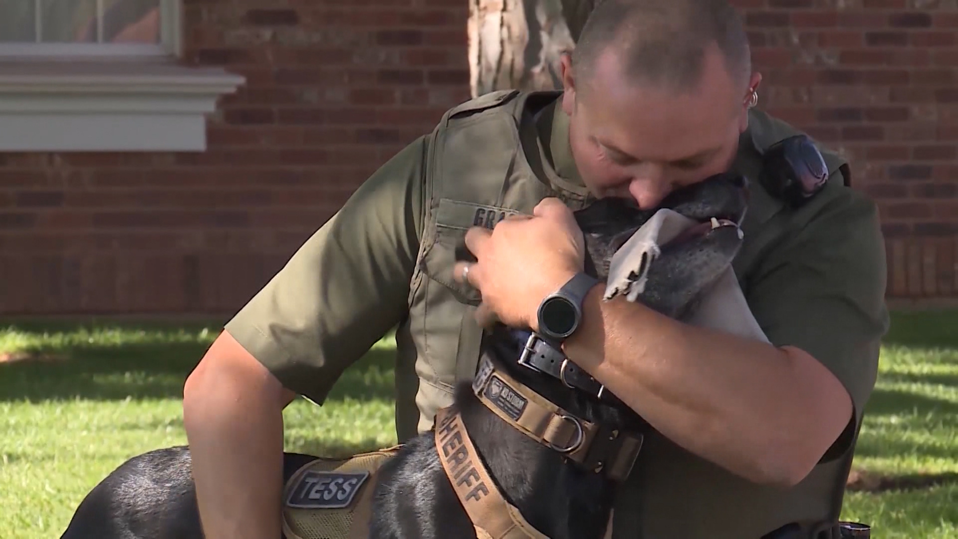 'She saved our lives': K-9 recovering after being shot in the line of duty