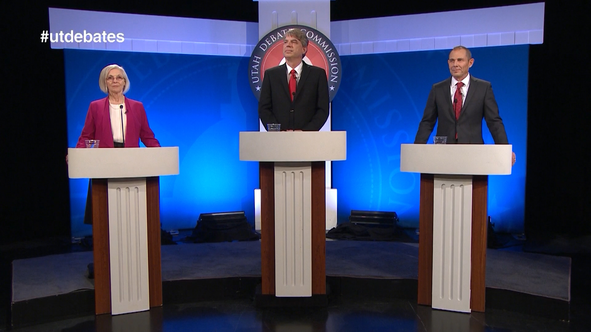 Curtis avoids talking about Trump in debate, but Allen, Bennett kept bringing him up