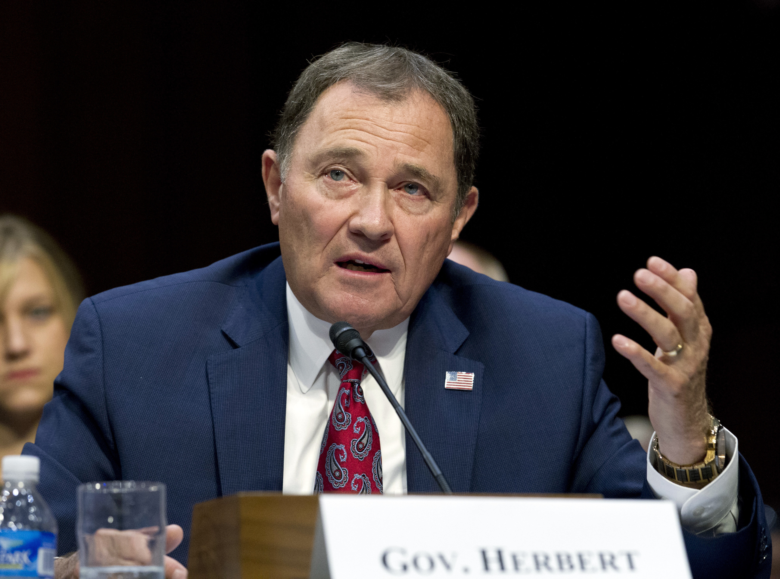 Herbert meets with Jordan's king during trade mission