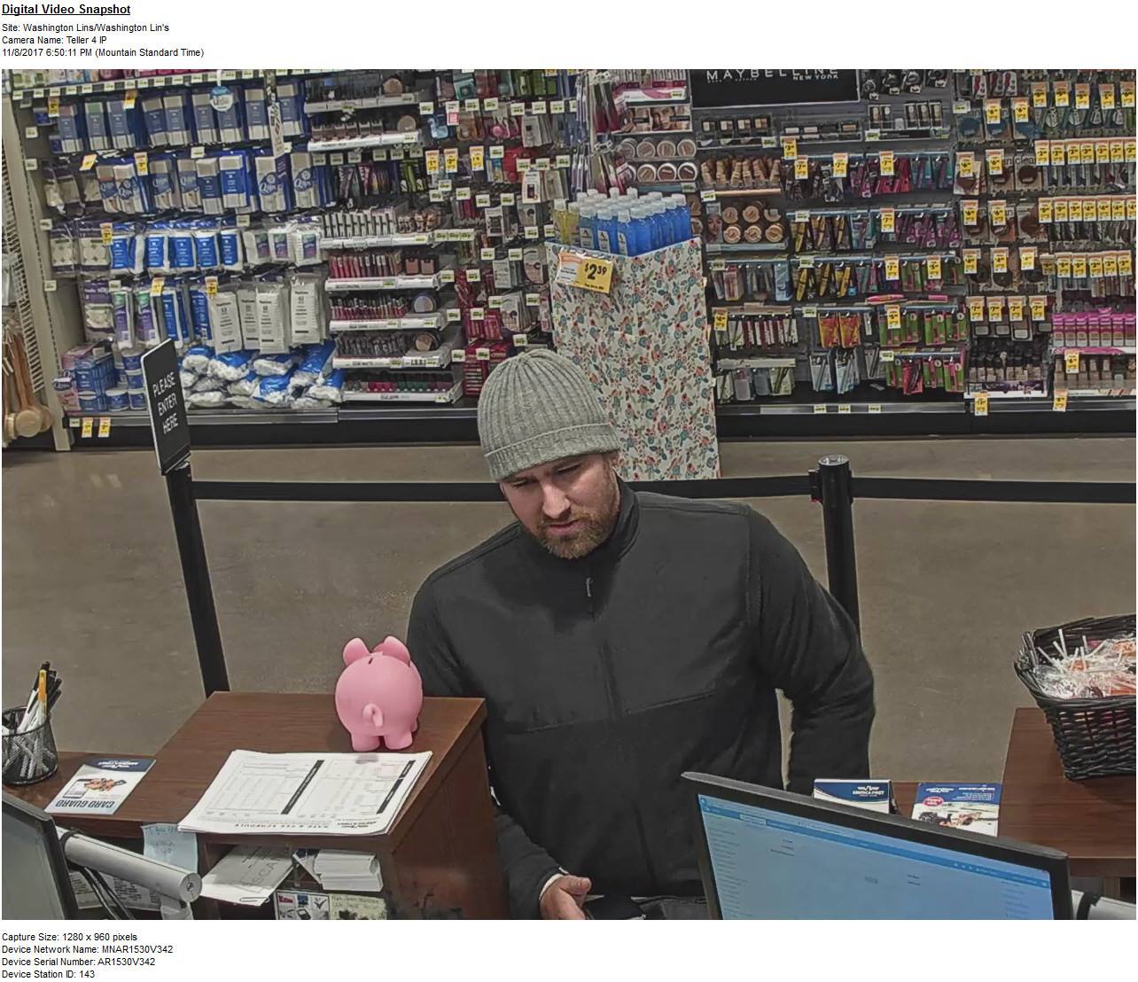 St. George police searching for credit union robbery suspect