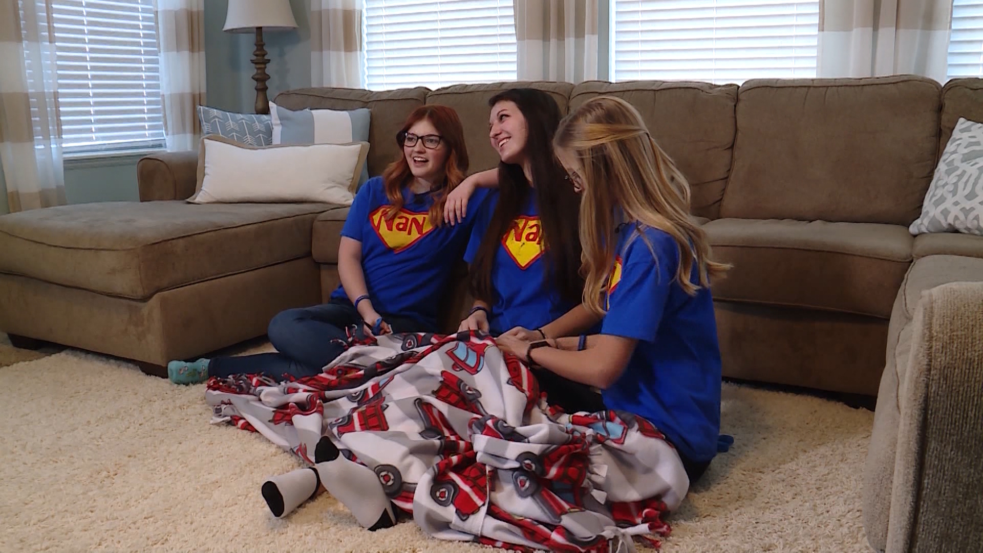 3 sisters, 10 surgeries, 5 years: siblings' recovery inspires blanket donations