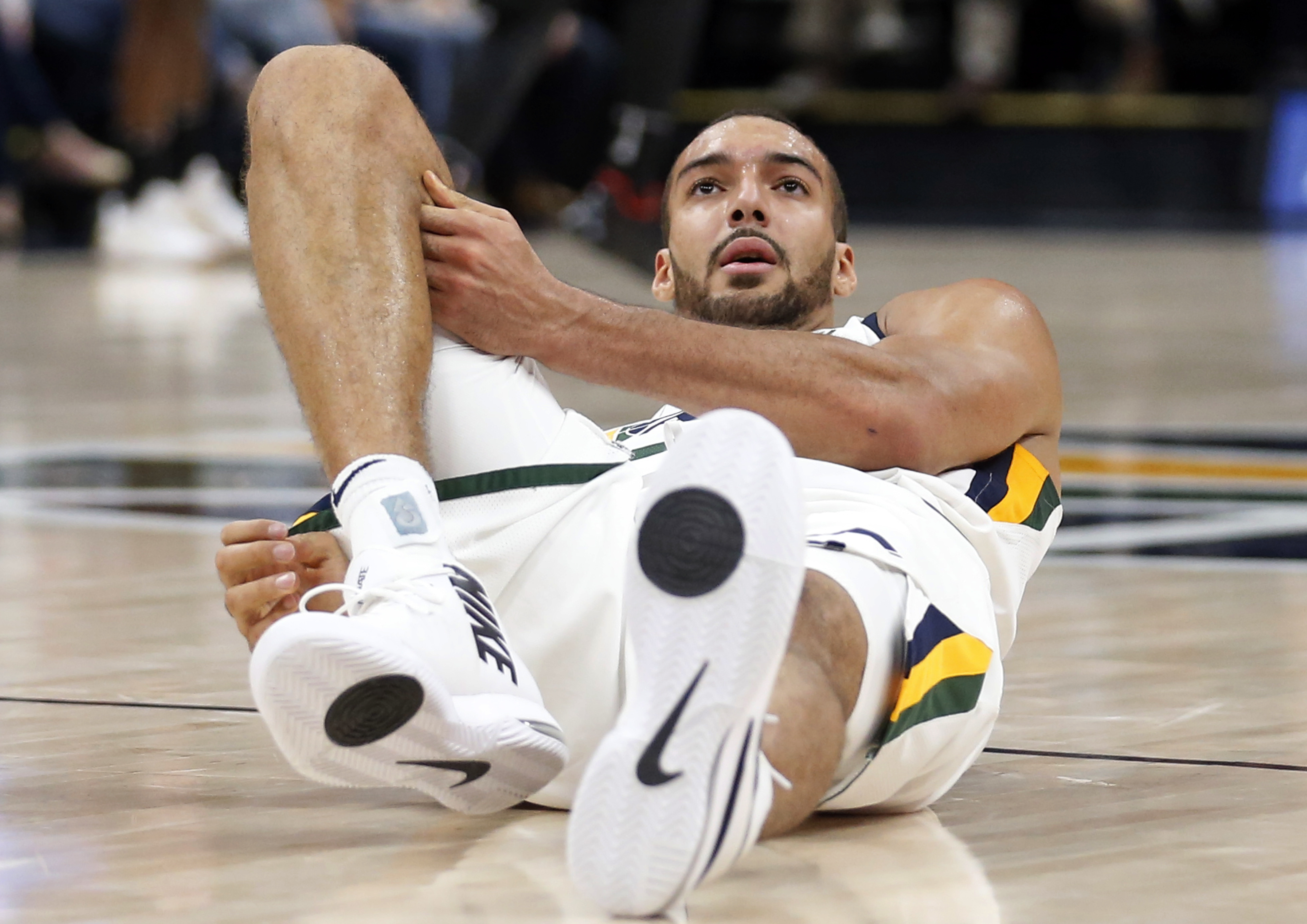 Jazz center Rudy Gobert out 4 weeks with leg injury