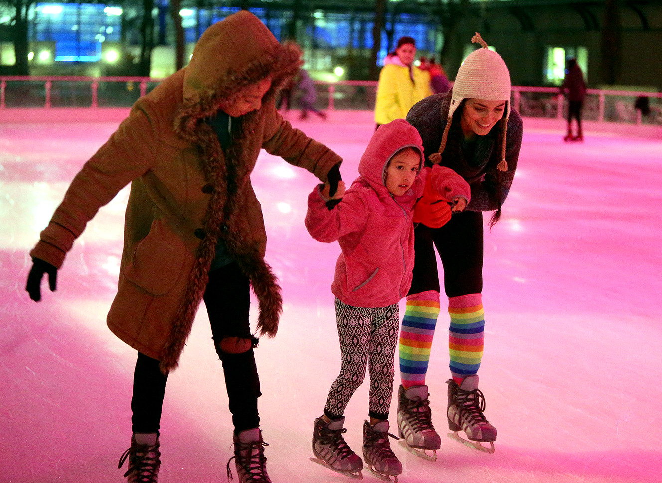 Downtown Salt Lake ice rink starts season with frosty first night