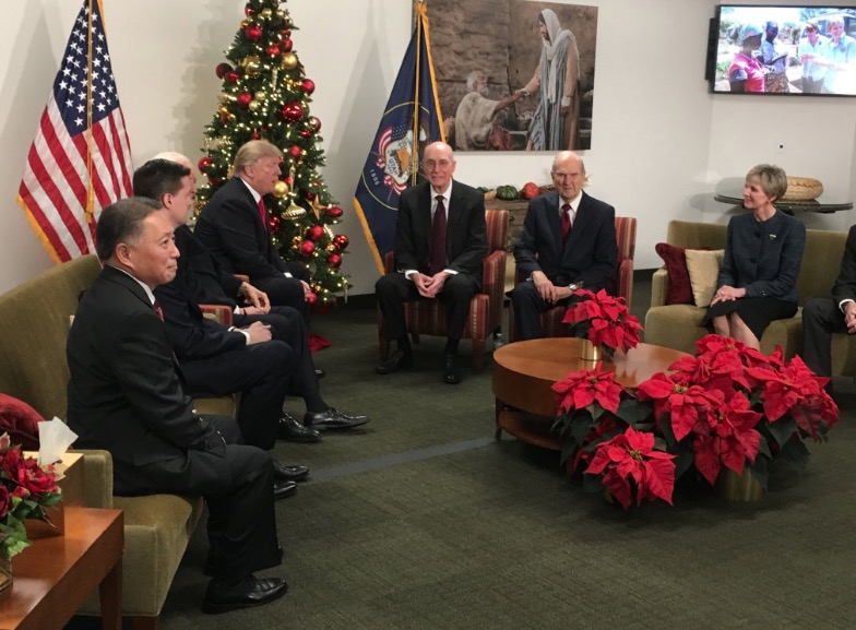 Trump meets with LDS Church leaders at Welfare Square
