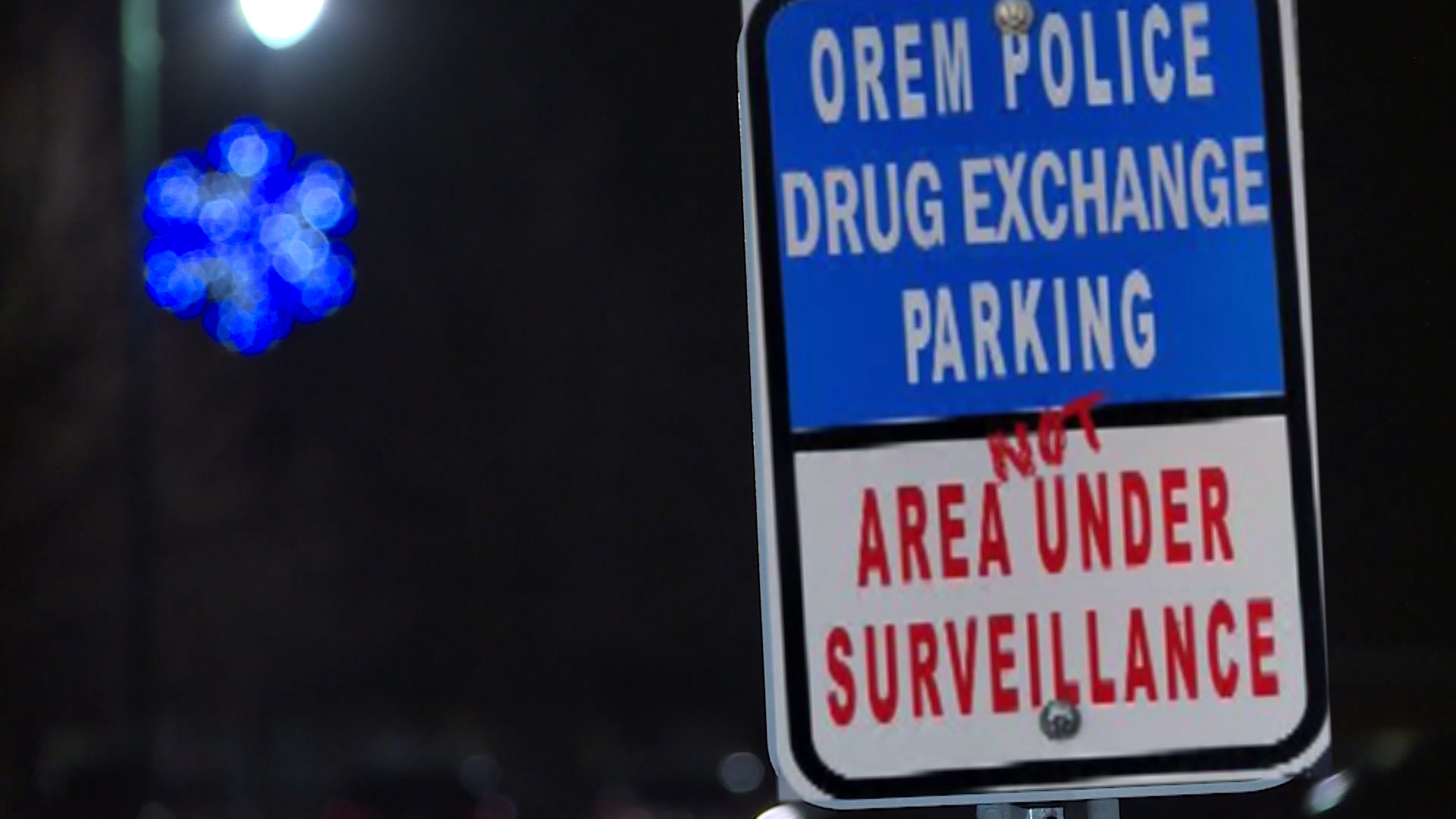 Orem police show humor, claim to set up 'drug exchange zone' at station