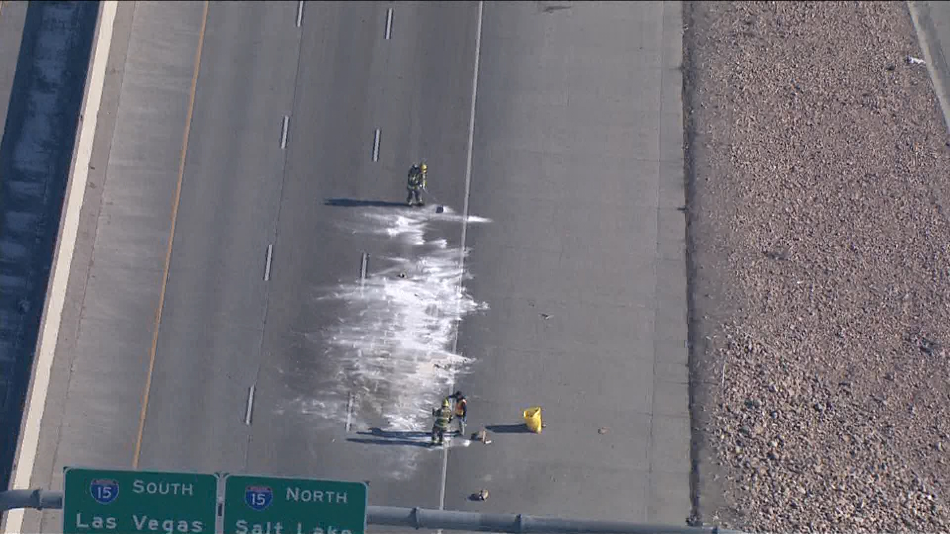 SR-201 reopens after formic acid spills from delivery truck