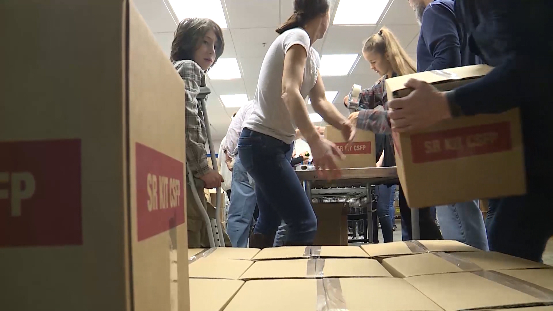 Dozens volunteer at Utah Food Bank in honor of MLK Day
