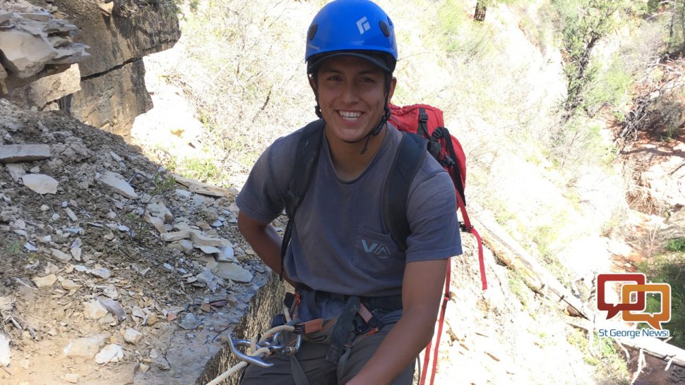 Man who survived 100-foot fall in slot canyon back to climbing again