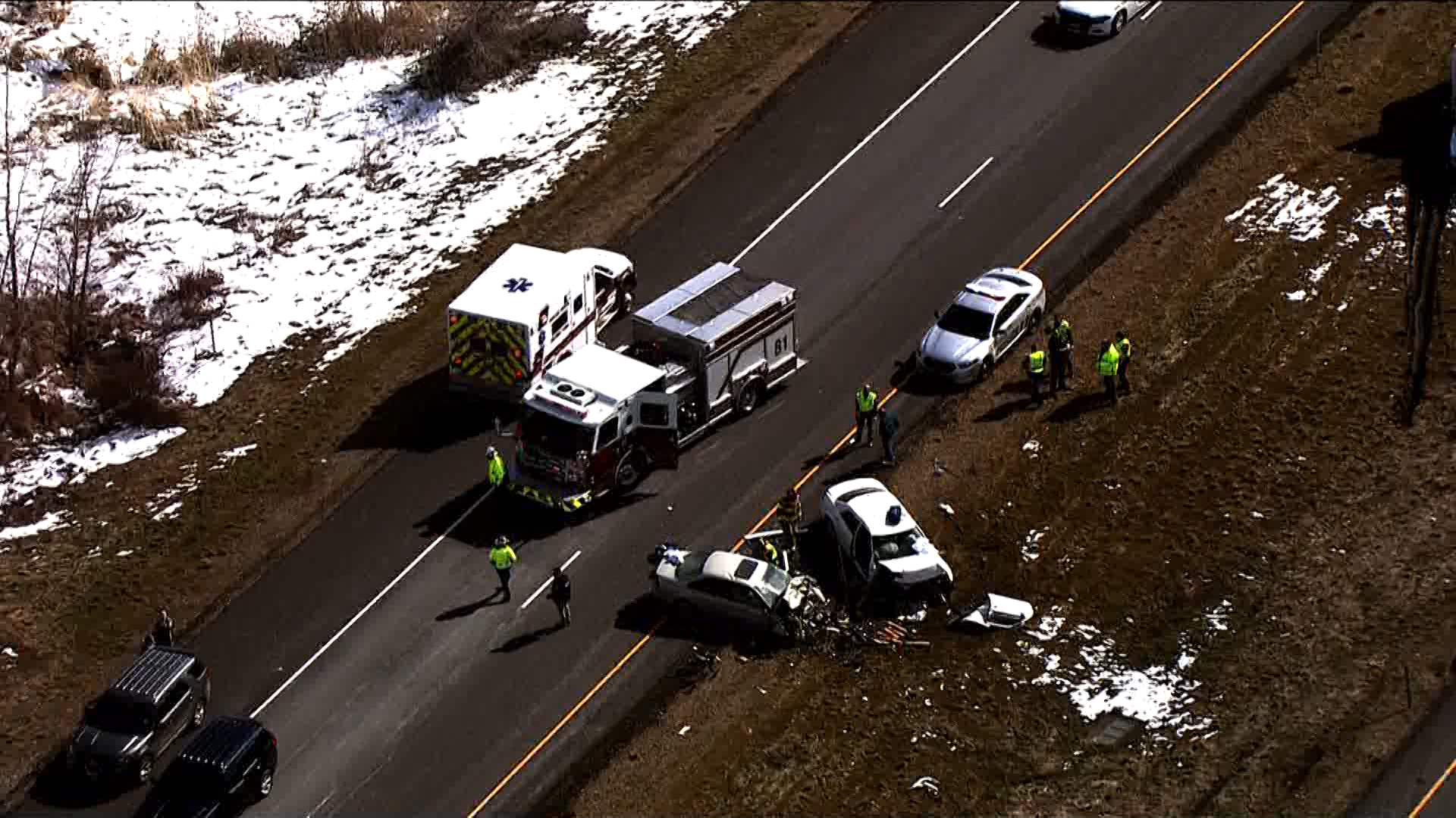 2 critically injured after Legacy Parkway crash
