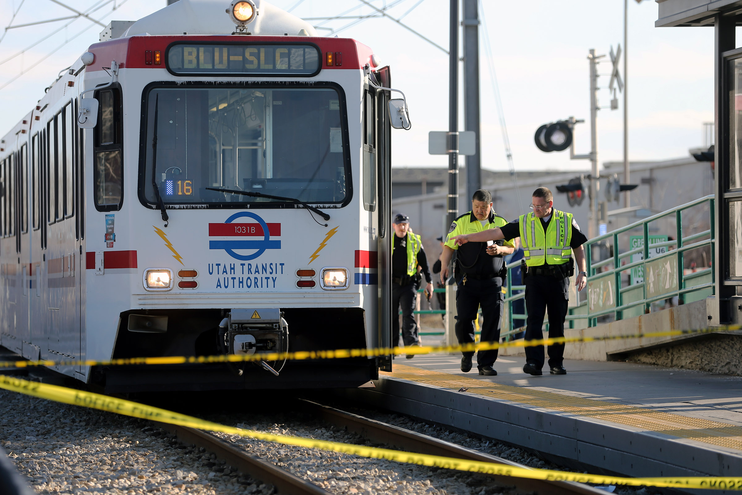 Pedestrian struck by downtown Salt Lake TRAX train