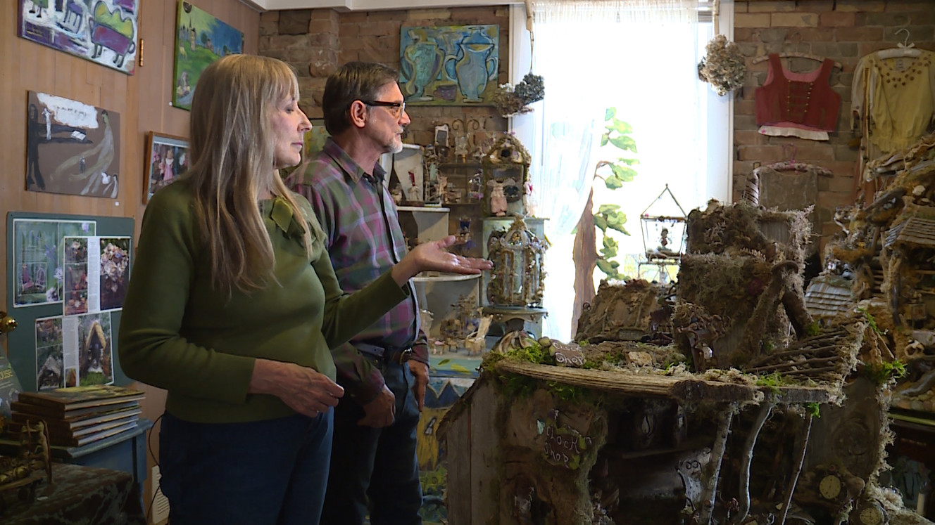 Provo couple uses pieces of the outdoors to build 'fairy houses'