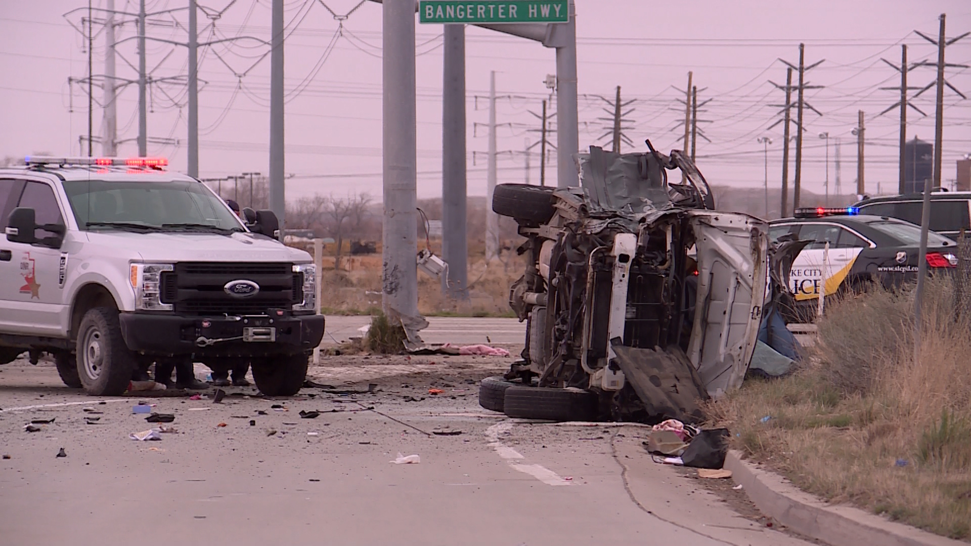1 dead, 2 critically injured after crash on Bangerter Highway