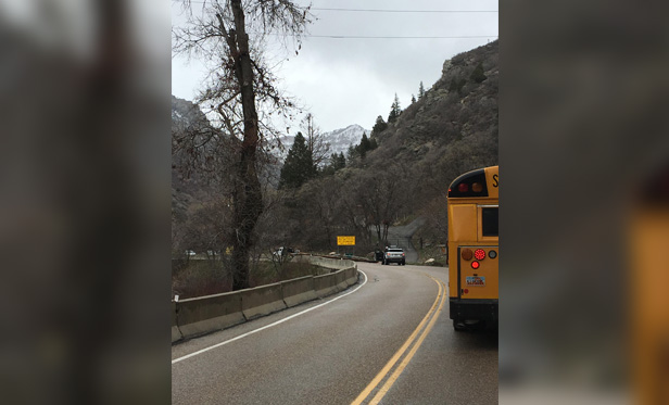 Downed power line closes Ogden Canyon