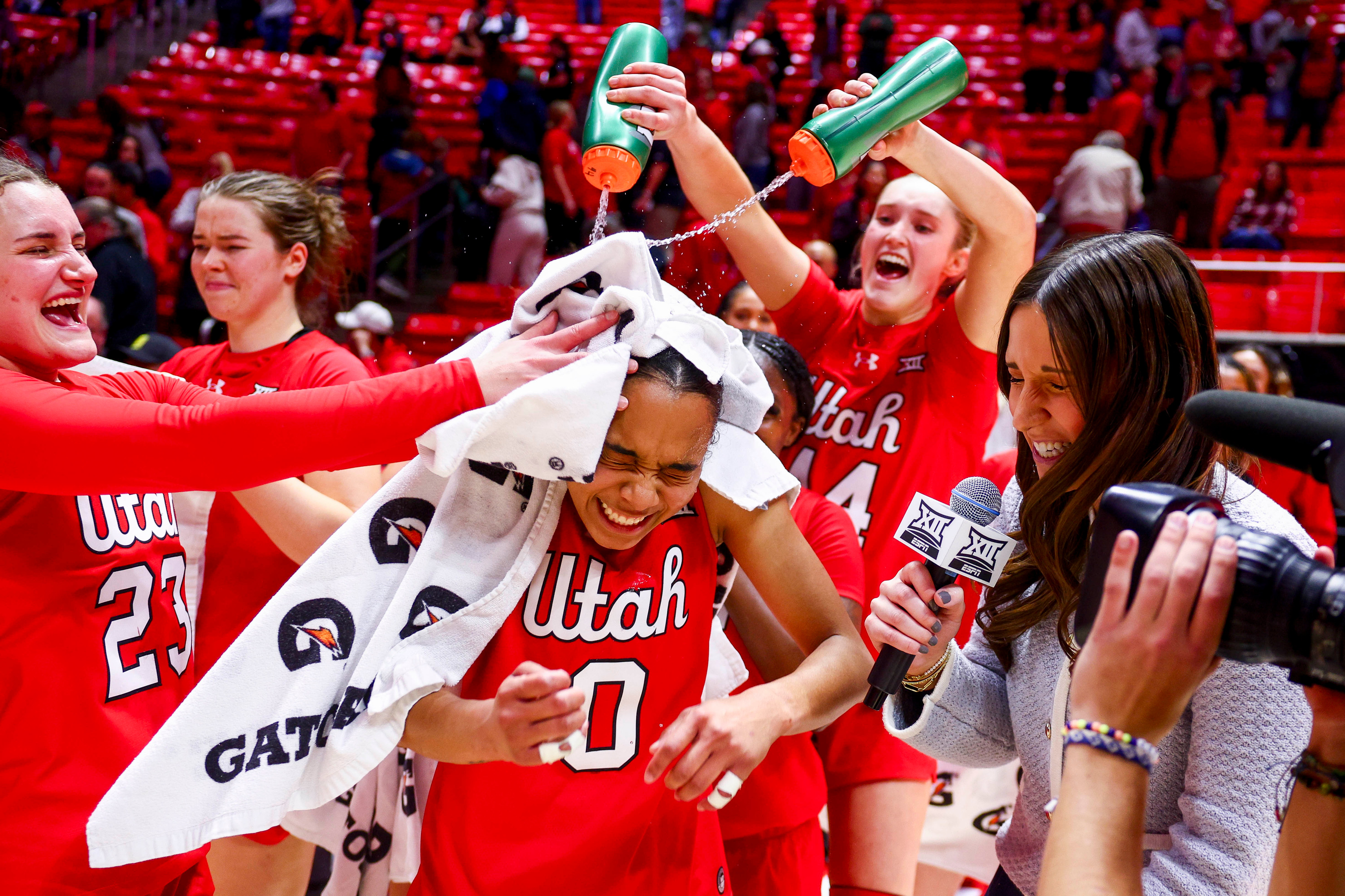 'We're no joke; we're good': Lani White's clutch 3-pointers lift Utah to upset win over No. 8 TCU