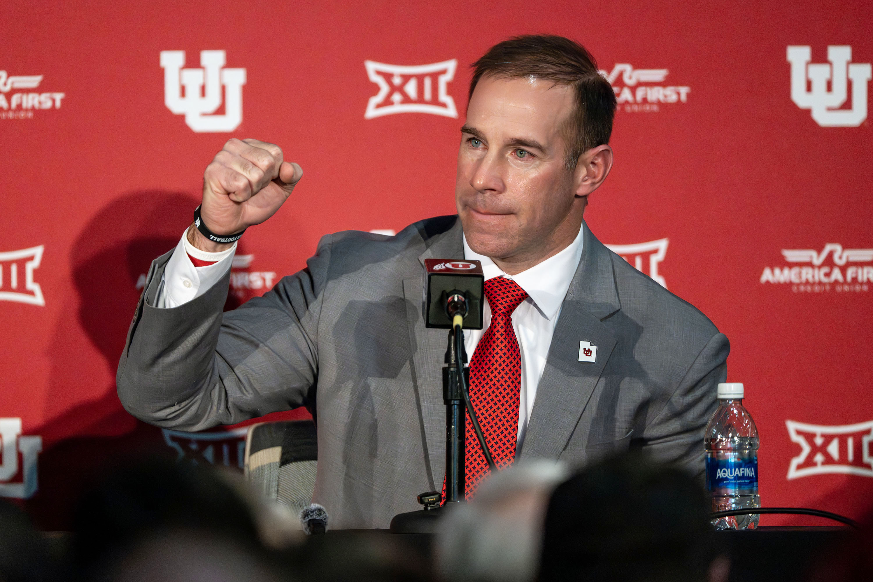 'I'm one of you': Just being himself, Morgan Scalley lays out his vision for Utah football