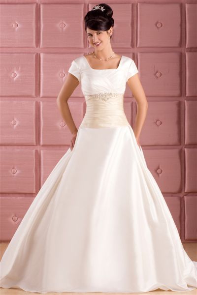 Latter day on sale bride bridesmaid dresses