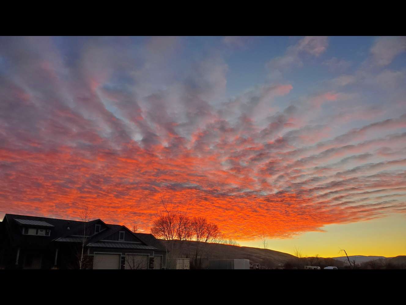 ASunrise 12/18/25 Henefer, Utah your caption here -Photo Submitted By: Randall F.