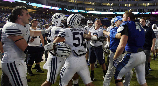 Memphis-BYU Bowl Game Ends With Brawl - ABC News