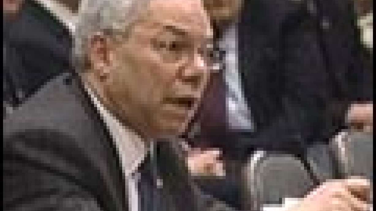 Syria: Powell's Welcome Here