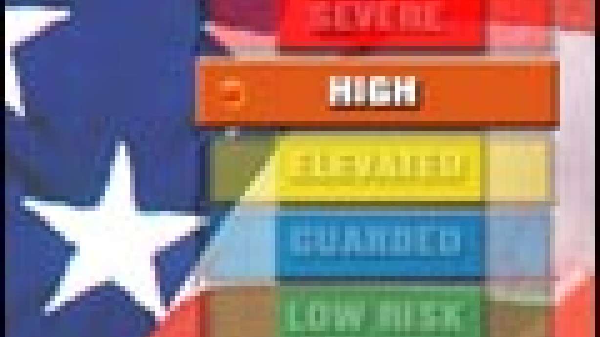 Terror Alert Level Raised to 'High'