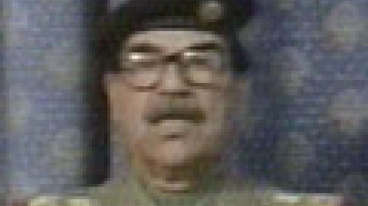 Saddam Denounces U.S. Attack