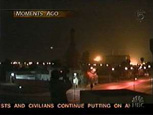 Bombs Hit Baghdad for Second Night