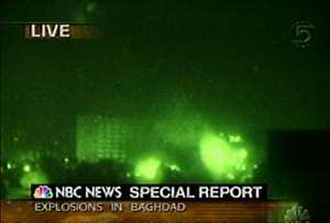 Bombs Hit Baghdad for Second Night