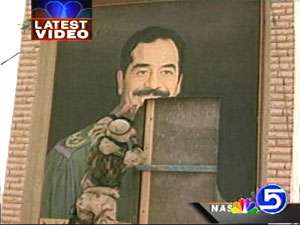 Iraqi Villagers Greet U.S. Soldiers