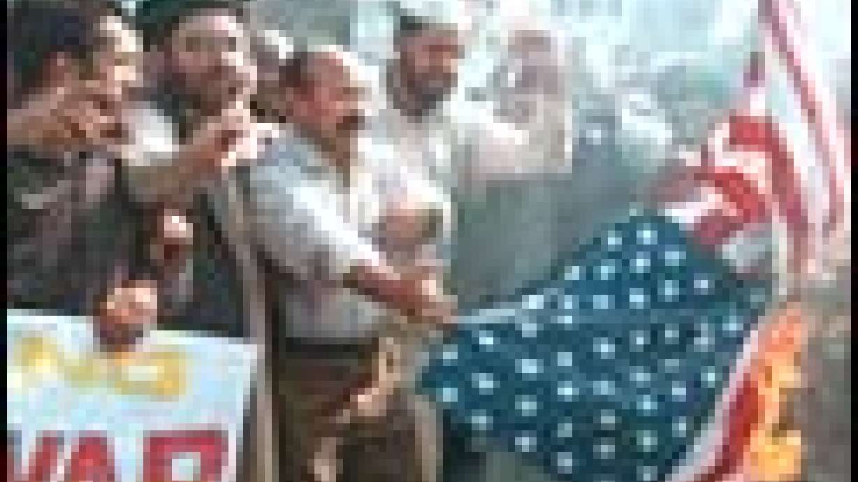 Furious Arabs Protest over Iraq