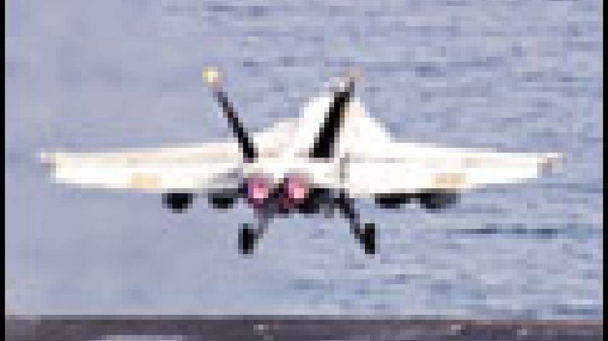 Plane Slips Off Aircraft Carrier